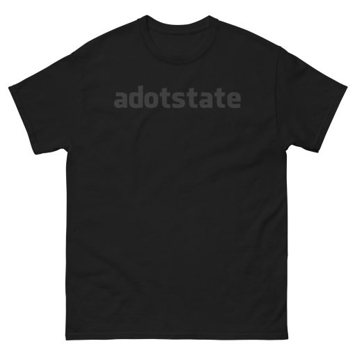 ADOTSTATE Blackout Tee – Minimalist Hip Hop Recording Studio Merch - Image 10