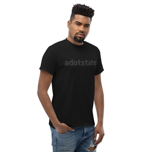 ADOTSTATE Blackout Tee – Minimalist Hip Hop Recording Studio Merch - Image 8